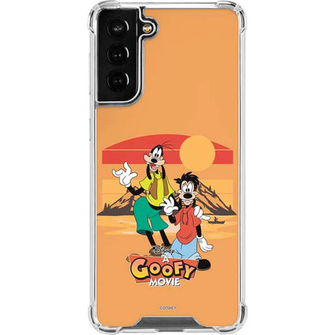 Disney Goof Family Trip Galaxy S21 FE Clear Case